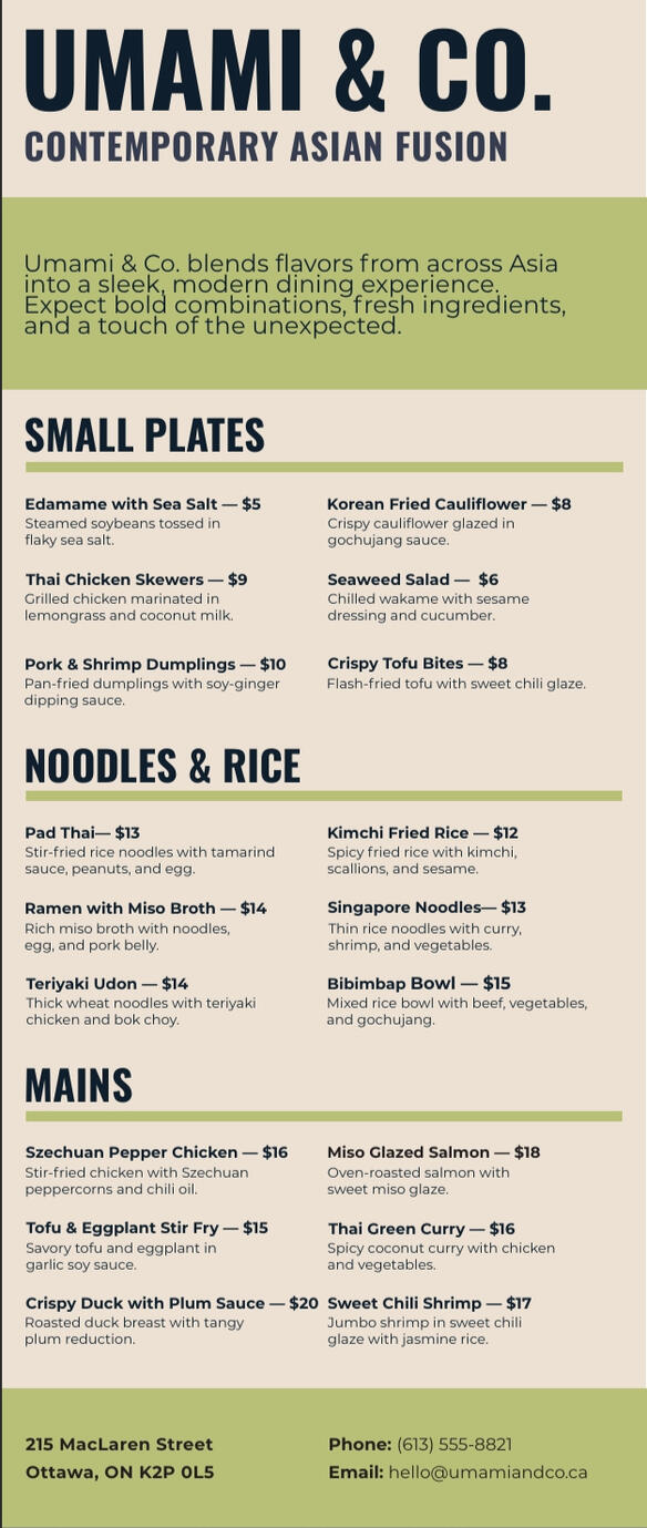 Mobile Menu